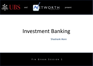 Investment Banking