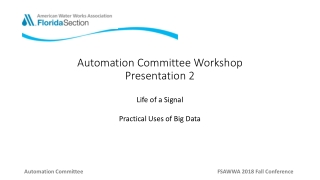 Automation Committee Workshop Presentation 2