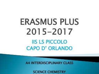 ERASMUS PLUS 2015-2017