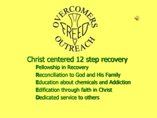 Christ centered 12 step recovery