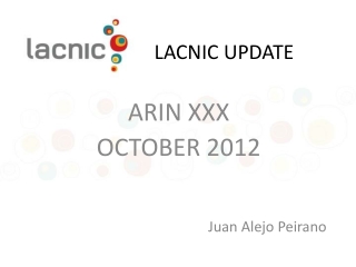 LACNIC UPDATE