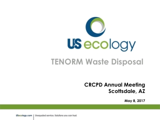 TENORM Waste Disposal