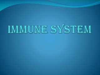 IMMUNe system