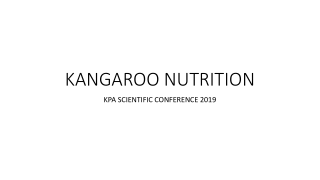 KANGAROO NUTRITION