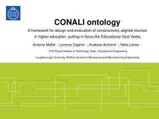 CONALI ontology