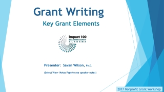 Grant Writing