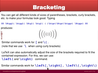 Bracketing