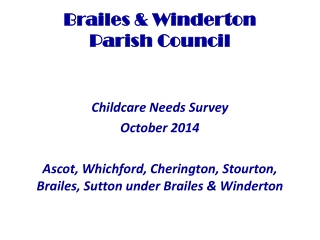 Brailes &amp; Winderton Parish Council