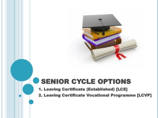 SENIOR CYCLE OPTIONS