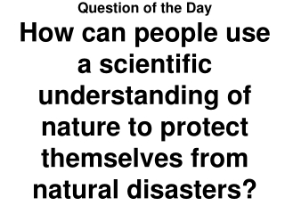 Question of Day What happens when a volcano is “sleeping?”