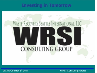 Who is WRSI Consulting Group