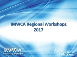 IMWCA Regional Workshops 2017