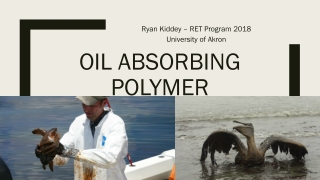 Oil absorbing polymer
