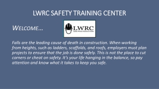 LWRC SAFETY TRAINING CENTER