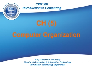 CH (5) Computer Organization