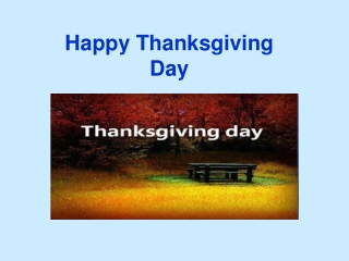 Happy Thanksgiving Day