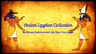 Ancient Egyptian Civilization