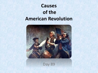 Causes of the American Revolution