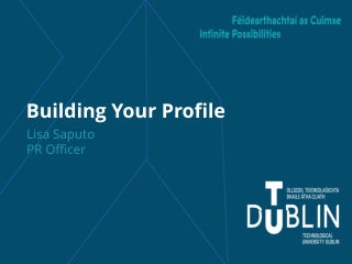 Building Your Profile