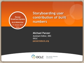 Storyboarding user contribution of built numbers
