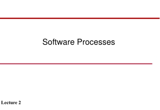 Software Processes