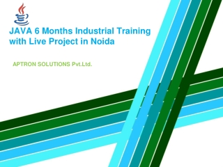 Java Industrial Training in Noida