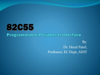 82C55 Programmable Peripheral Interface