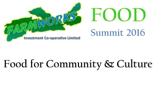 FOOD Summit 2016