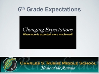 6 th Grade Expectations