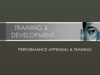 TRAINING &amp; DEVELOPMENT