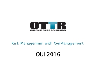 Risk Management with XynManagement