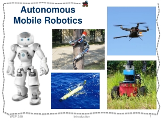 Autonomous Mobile Robotics