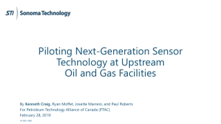 Piloting Next-Generation Sensor Technology at Upstream Oil and Gas Facilities