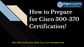 Latest Cisco 300-370 CCNP Wireless Actual Exam Questions