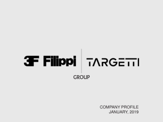 COMPANY PROFILE JANUARY, 2019