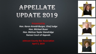 Appellate update 2019