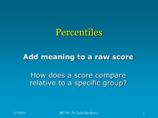 Percentiles