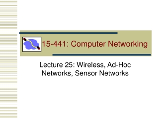 15-441: Computer Networking