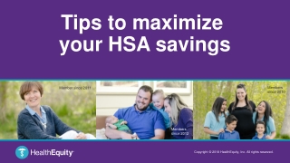 Tips to maximize your HSA savings