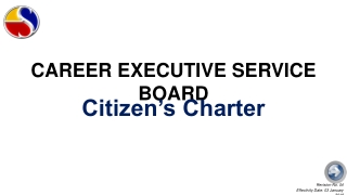 CAREER EXECUTIVE SERVICE BOARD