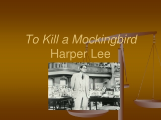 To Kill a Mockingbird Harper Lee