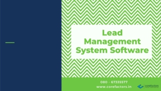 Best features of the lead management system software