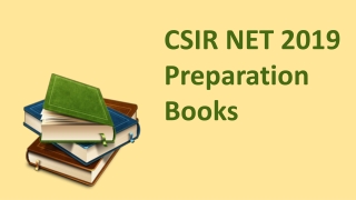 Preparation Books For CSIR NET 2019 Exam