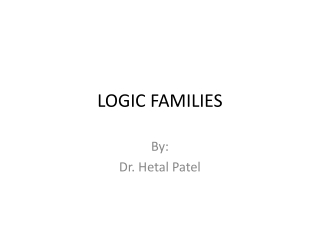 LOGIC FAMILIES