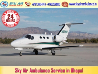 Utilize Excellent Air Ambulance in Bhopal with Authorized Medical Team