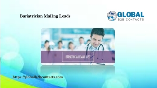 Bariatrician Mailing Leads