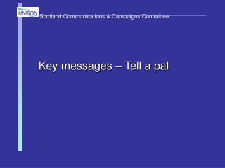 Scotland Communications &amp; Campaigns Committee