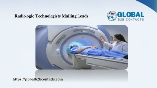 Radiologic Technologists Mailing Leads