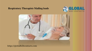 Respiratory Therapists Mailing leads