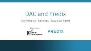 DAC and Predix